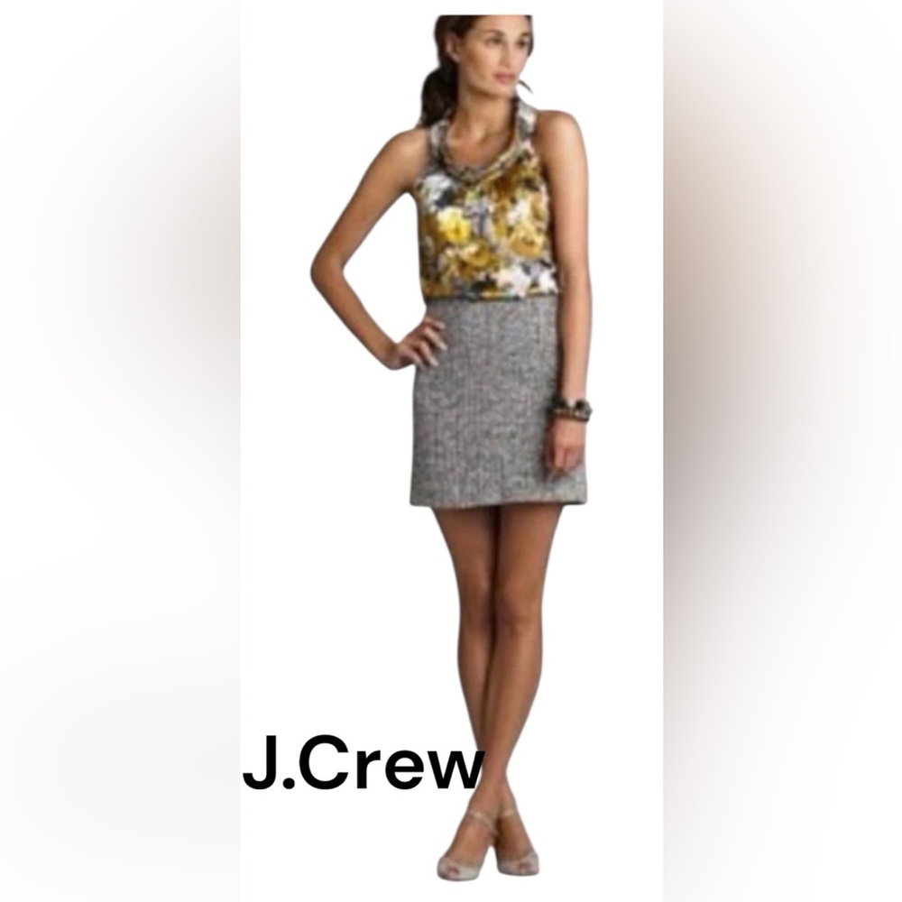 J.Crew wool, tweed skirt